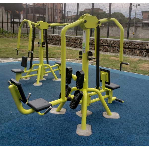 Prensa de piernas doble